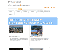 Tablet Screenshot of bookturkeytours.com